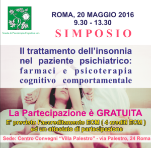Roma, simposio Il trattamento dell'insonnia nel paziente psichiatrico @ Centro Convegni  | Roma | Lazio | Italia