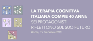 TAVOLA ROTONDA – La terapia cognitiva italiana compie 40anni
