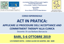 ACT in pratica – Bari 5-6 ottobre 2019