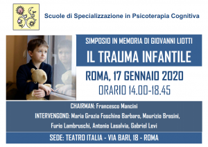 Roma 2020, Il trauma infantile – simposio in memoria di Giovanni Liotti