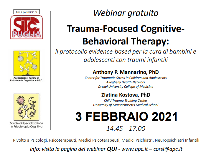 Trauma-Focused CognitiveBehavioral Therapy: il protocollo evidence-based per la cura di bambini e adolescenti con traumi infantili