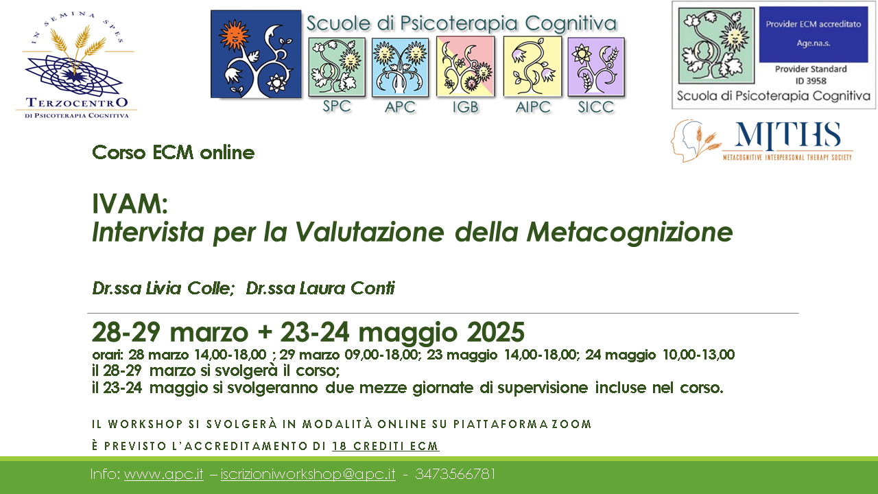 IVAM: Intervista per la Valutazione della Metacognizione