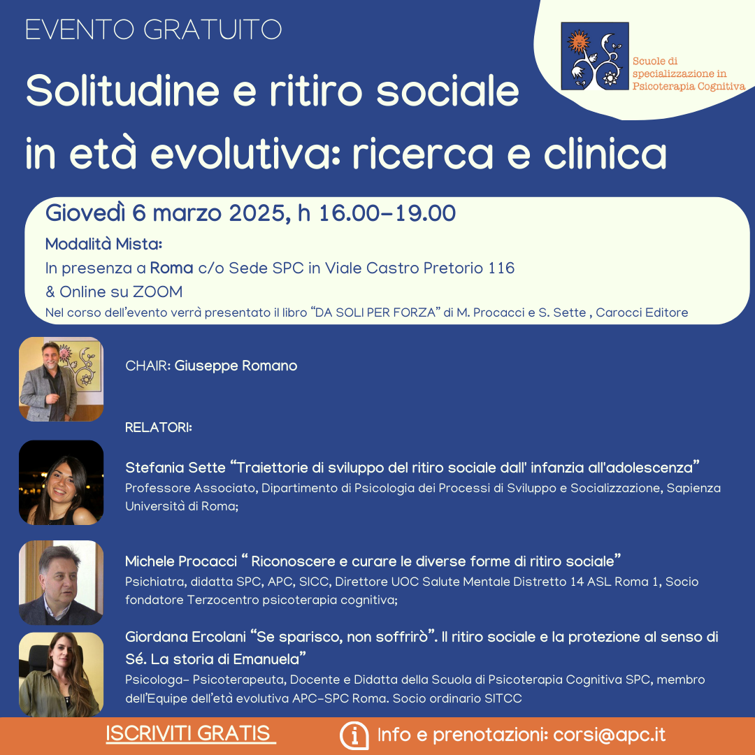 Solitudine e ritiro sociale in età evolutiva: ricerca e clinica