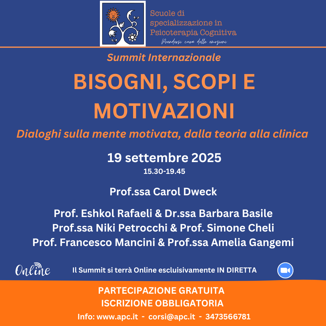 Webinar Gratuito - Summit Internazionale - BISOGNI, SCOPI E MOTIVAZIONI