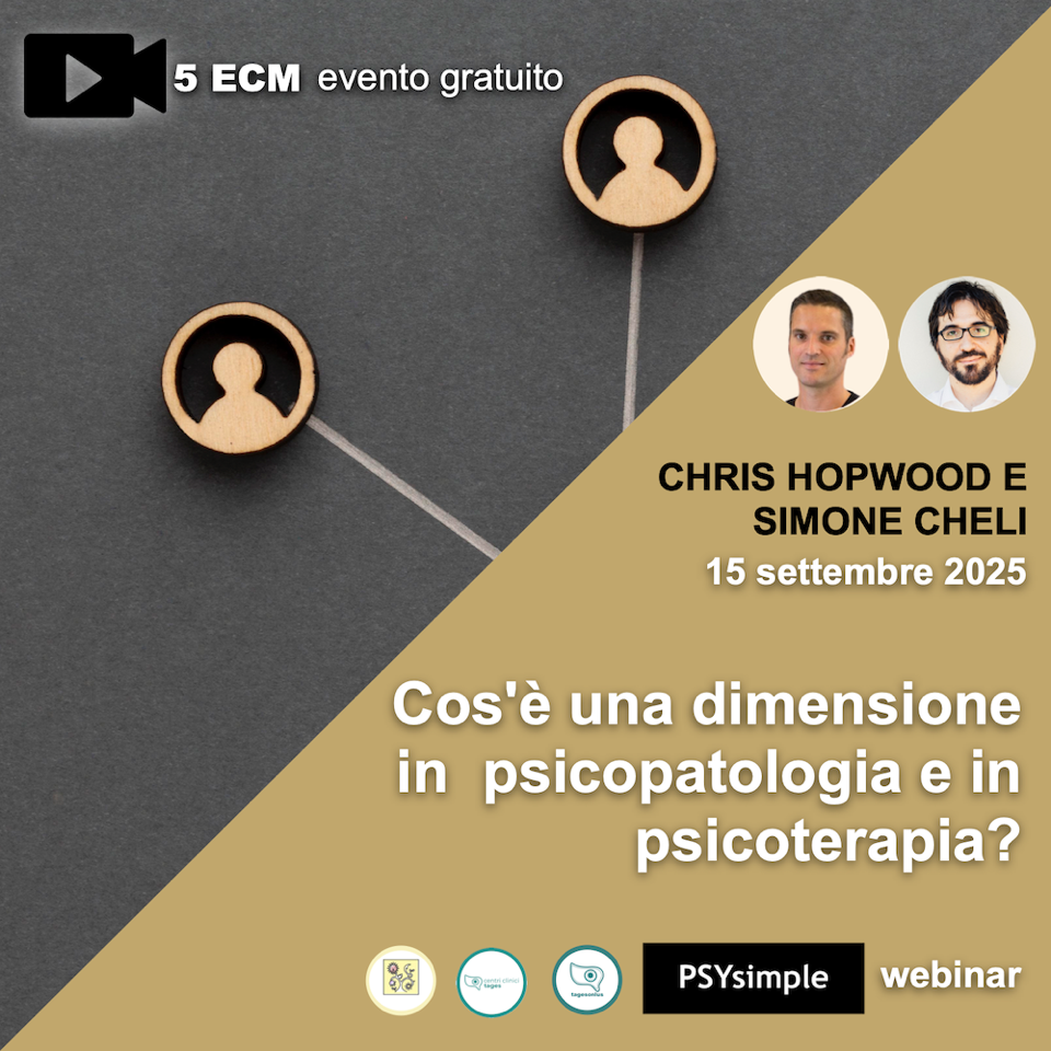 COS'È UNA DIMENSIONE IN PSICOPATOLOGIA E IN PSICOTERAPIA?