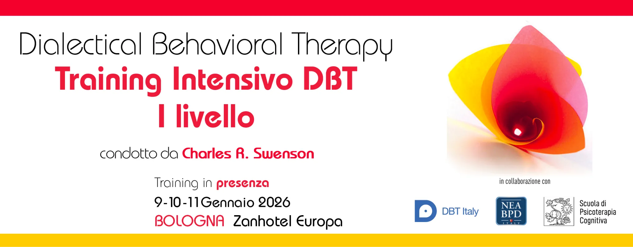 BOLOGNA - DIALECTICAL BEHAVIORAL THERAPY TRAINING INTENSIVO - I LIVELLO